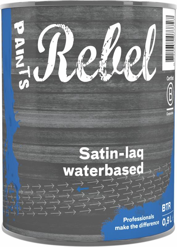 REBEL PAINTS SATIN-LAQ WATERBASED BS TR 0.9L