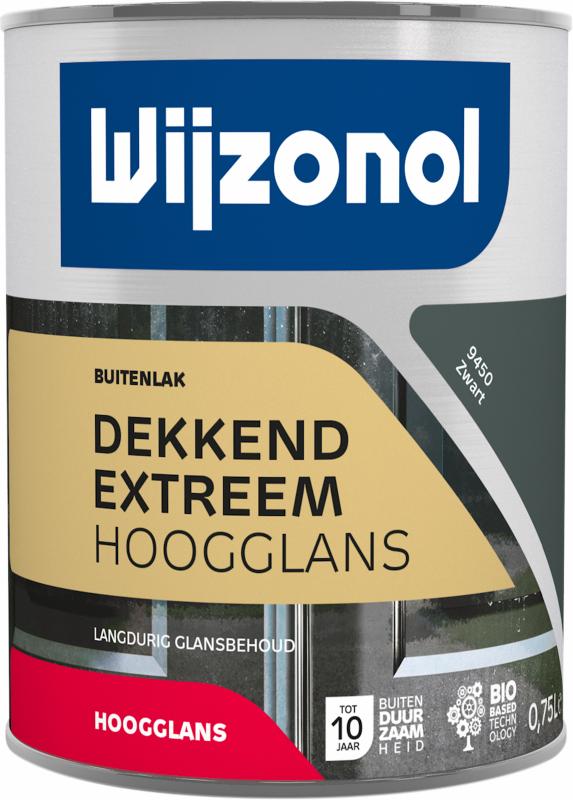 Wijzonol Dekkend Extreem Hoogglans 9450 Zwart