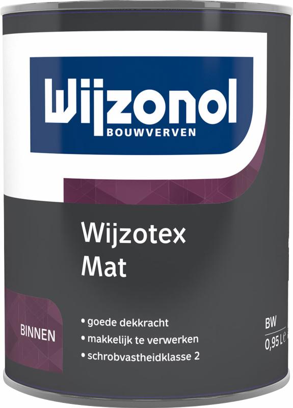 Wijzonol Wijzotex Mat WIT/BW