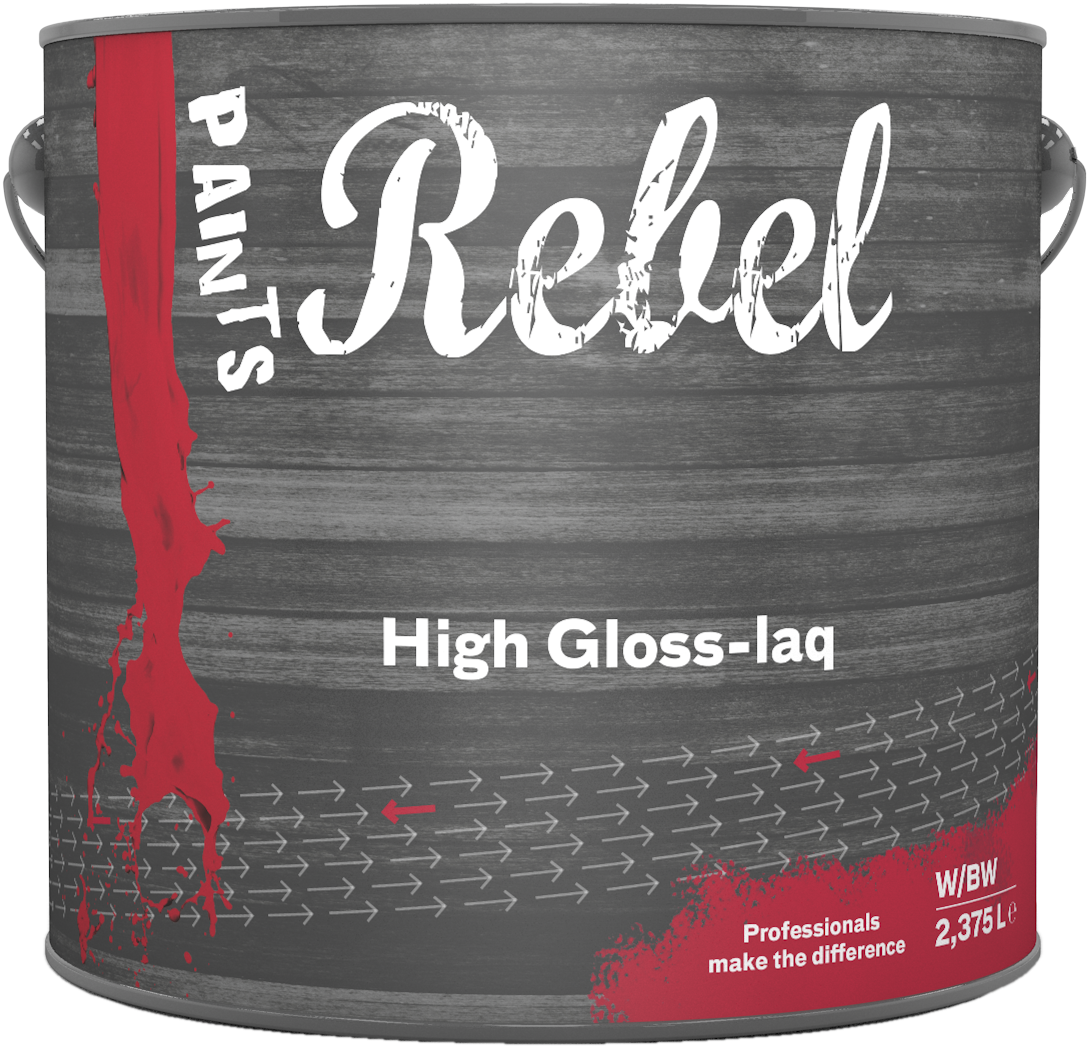 REBEL PAINTS HIGH GLOSS-LAQ BS W 2.375L