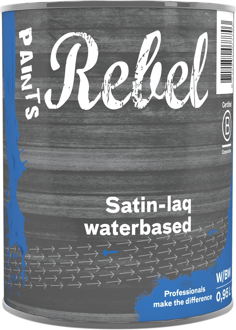 REBEL PAINTS SATIN-LAQ WATERBASED BS W 0.95L