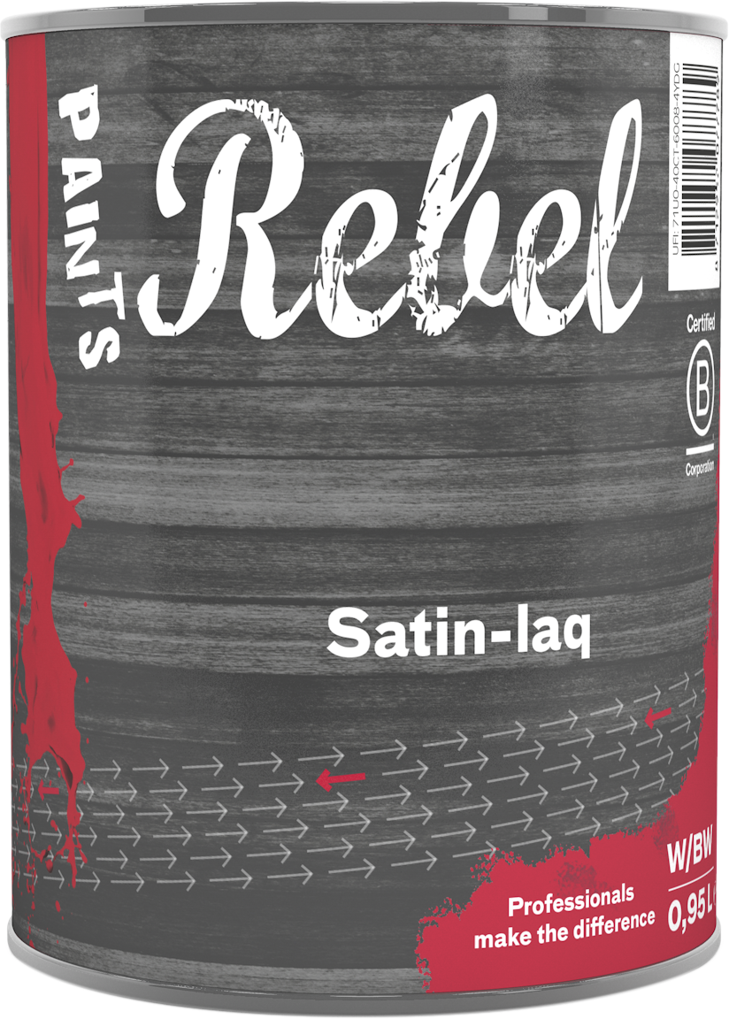 REBEL PAINTS SATIN-LAQ BS W 0.95L