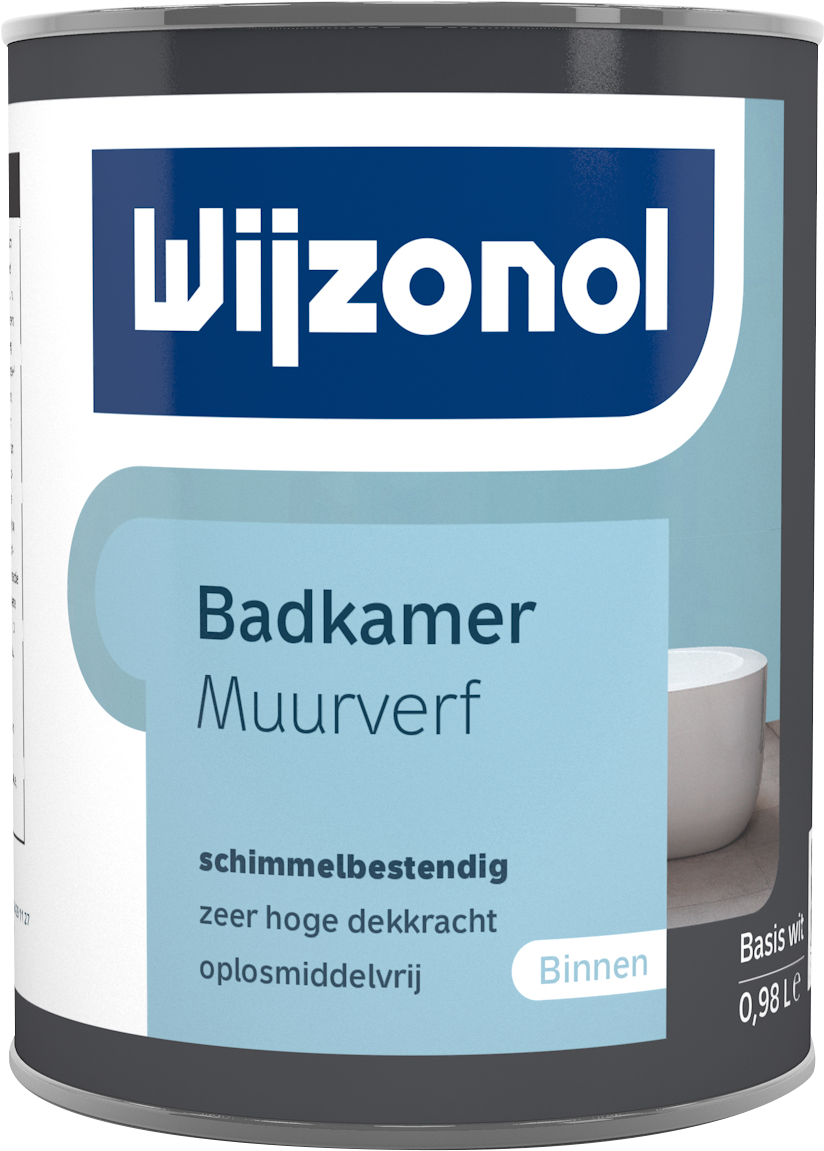 WIJZONOL BADKAMERVERF MAT BW 0.98L